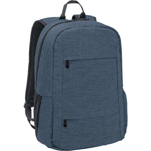 BUSINESS. Laptop-Rucksack Aus 300D RPET , blau, 300D rPET, 210D rPET, , Bild 1
