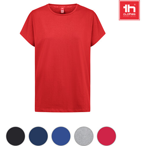 THC SOFIA REGULAR. Damen T-shirt (normaler Schnitt) , hellgrau melliert, Jersey-Strick, XS, , Bild 4