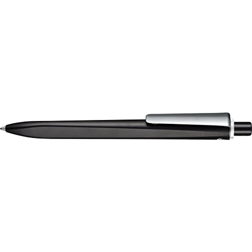 Kugelschreiber RIDGE SCHWARZ RECYCLED  M , Ritter-Pen, schwarz recycled/transparent recycled, ABS u. Metall, 141,00cm (Länge), Bild 3