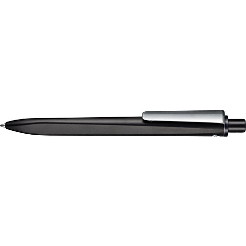 Kugelschreiber RIDGE SCHWARZ RECYCLED  M , Ritter-Pen, schwarz recycled, ABS u. Metall, 141,00cm (Länge), Bild 3