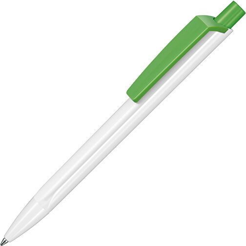 Kugelschreiber TRI-STAR P , Ritter-Pen, weiß/Apfel-grün, 140,00cm (Länge), Bild 2
