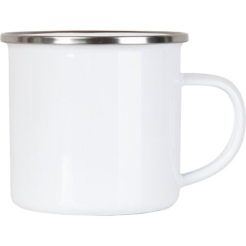 Mahlwerck Emaille-Tasse Form 789 , Mahlwerck Porzellan, weiss, Emaillierter Stahl, 8,00cm (Höhe), Bild 1