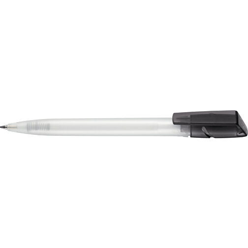 Kugelschreiber TWISTER FROZEN , Ritter-Pen, frost-weiss/topas-grau, ABS-Kunststoff, 14,50cm (Länge), Bild 3