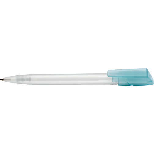 Kugelschreiber TWISTER FROZEN , Ritter-Pen, frost-weiss /gletscher-blau, ABS-Kunststoff, 14,50cm (Länge), Bild 3