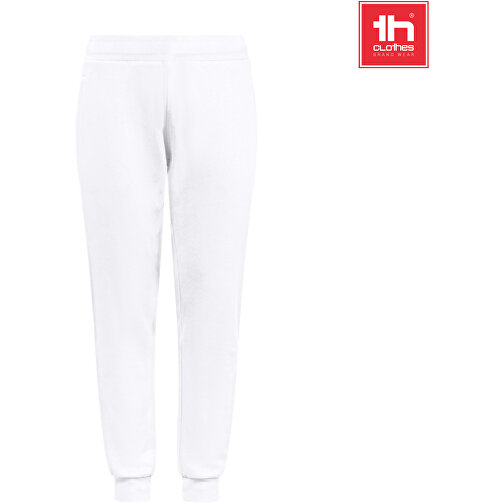 THC SPRINT WH. Jogginghose (Unisex) , weiß, French Terry, recycelter Polyester, L, , Bild 4