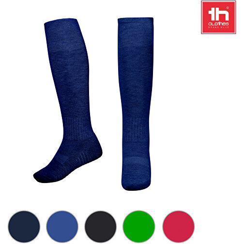 THC RUN KIDS. Mittlere-Wade Sportsocken Für Kinder , dunkelblau, Polyester, Spandex, 35, , Bild 4