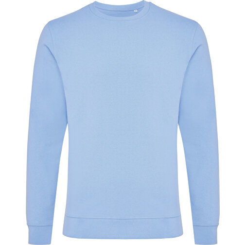 Iqoniq Zion Rundhals-Sweater Aus Recycelter Baumwolle , sky blue, 50% recycelte und 50% biologische Baumwolle, XXXL, 80,00cm x 1,00cm (Länge x Höhe), Bild 1