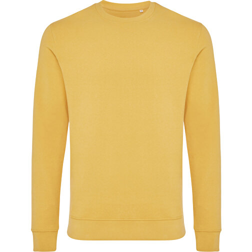 Iqoniq Zion Rundhals-Sweater Aus Recycelter Baumwolle , ochre yellow, 50% recycelte und 50% biologische Baumwolle, XXL, 78,00cm x 1,00cm (Länge x Höhe), Bild 1