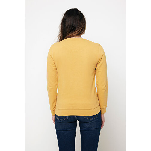 Iqoniq Zion Rundhals-Sweater Aus Recycelter Baumwolle , ochre yellow, 50% recycelte und 50% biologische Baumwolle, XS, 64,00cm x 1,00cm (Länge x Höhe), Bild 11