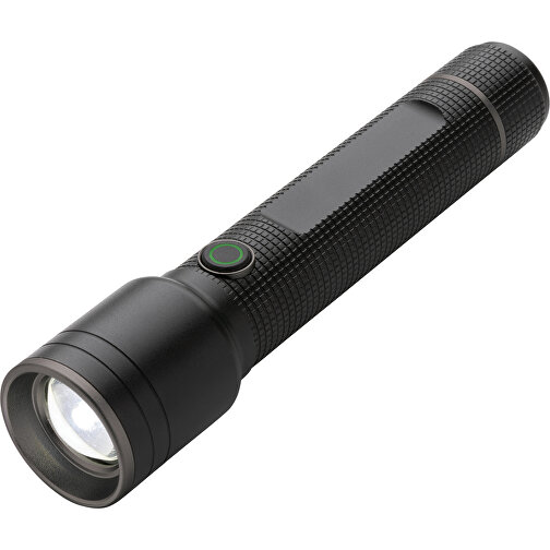 Grosse Gear X Taschenlampe Aus RCS Recycelt. Alu Mit USB-Akku , schwarz, Recycelte Aluminiumlegierung, 15,70cm (Höhe), Bild 3