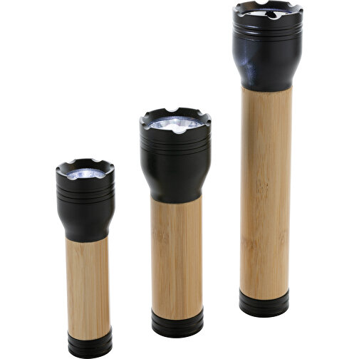 Lucid 5W Taschenlampe Aus RCS Recyceltem Kunststoff & Bambus , schwarz, ABS - recycelt, 4,20cm x 19,50cm (Länge x Höhe), Bild 6