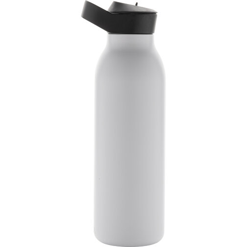 Avira Ara RCS Re-Steel Fliptop Wasserflasche 500ml , weiss, Rostfreier Stahl - recycelt, 24,00cm (Höhe), Bild 2