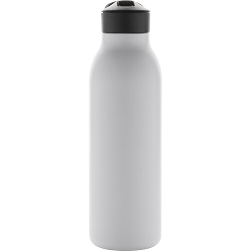 Avira Ara RCS Re-Steel Fliptop Wasserflasche 500ml , weiss, Rostfreier Stahl - recycelt, 24,00cm (Höhe), Bild 4