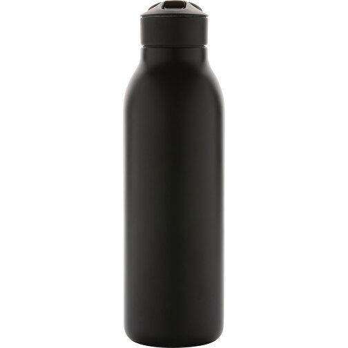 Avira Ara RCS Re-Steel Fliptop Wasserflasche 500ml , schwarz, Rostfreier Stahl - recycelt, 24,00cm (Höhe), Bild 4