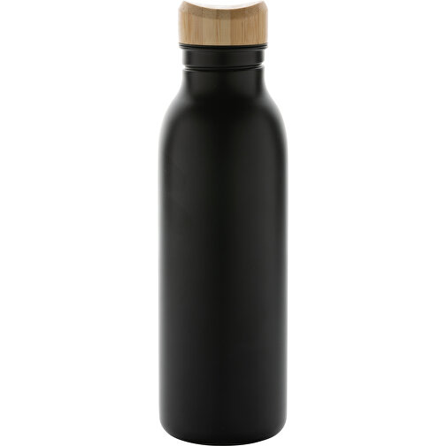 Avira Alcor 600ml Wasserflasche Aus RCS Rec. Stainless-Steel , schwarz, Rostfreier Stahl - recycelt, 22,50cm (Höhe), Bild 3