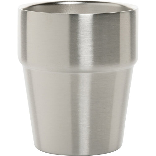 Clark Doppelwandige RCS Kaffeetasse 300ml , silber, Rostfreier Stahl - recycelt, 9,70cm (Höhe), Bild 2