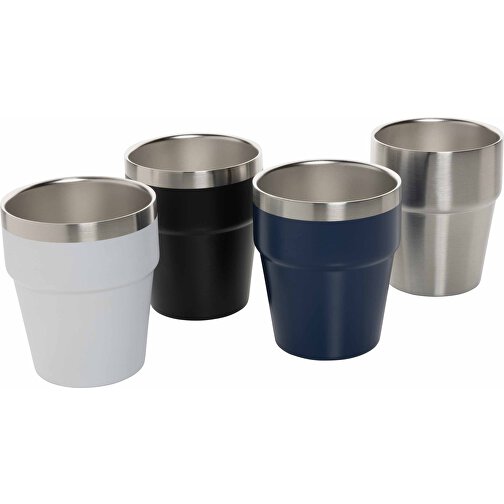 Clark Doppelwandige RCS Kaffeetasse 300ml , schwarz, Rostfreier Stahl - recycelt, 9,70cm (Höhe), Bild 4