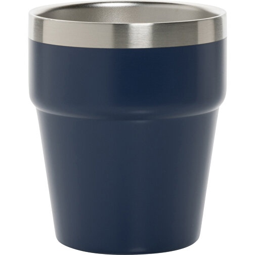 Clark Doppelwandige RCS Kaffeetasse 300ml , navy blau, Rostfreier Stahl - recycelt, 9,70cm (Höhe), Bild 2