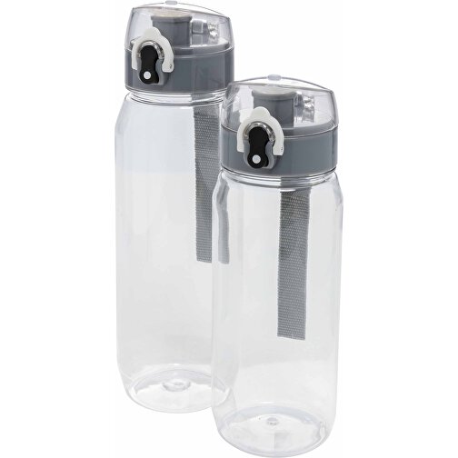 Yide Verschließbare Wasserflasche Aus RCS Rec. PET, 800ml , transparent, PET - recycelt, 25,00cm (Höhe), Bild 7