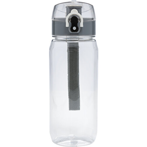 Yide RCS  RPET Verschließbare Wasserflasche 600ml , transparent, PET - recycelt, 21,40cm (Höhe), Bild 2