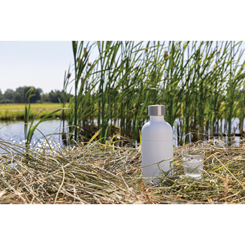 Soda Trinkflasche Aus RCS-zertifiziertem Stainless-Steel , weiss, Rostfreier Stahl - recycelt, 21,40cm (Höhe), Bild 10