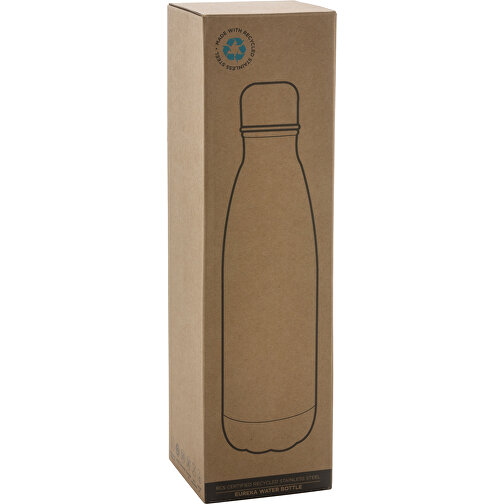 Eureka Einwandige Wasserflasche Aus RCS Rec. Stainless-Steel , weiss, Rostfreier Stahl - recycelt, 25,80cm (Höhe), Bild 8