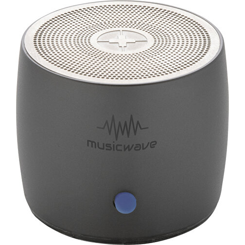 Altavoz de graves Swiss Peak de 3 W fabricado con aluminio reciclado RCS, Imagen 10