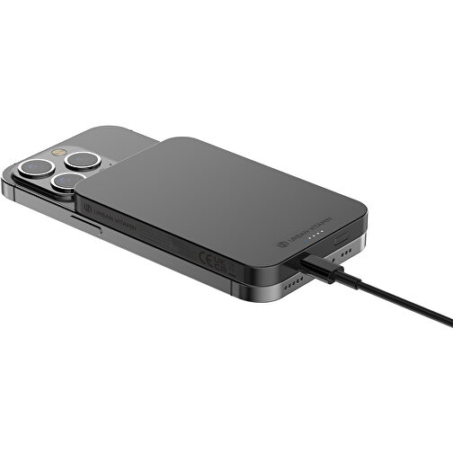 Urban Vitamin Richmond 5000mAh Powerbank Aus RCS Plastik/Alu , schwarz, Aluminium, 10,80cm x 0,90cm (Länge x Höhe), Bild 10