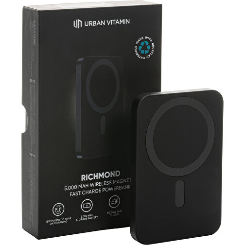 Urban Vitamin Richmond 5000mAh powerbank in plastica RCS/alluminio, Immagine 15