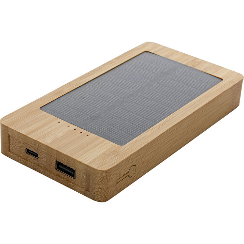 Sunwick 10.000mah Bamboo Solar Powerbank, Immagine 1