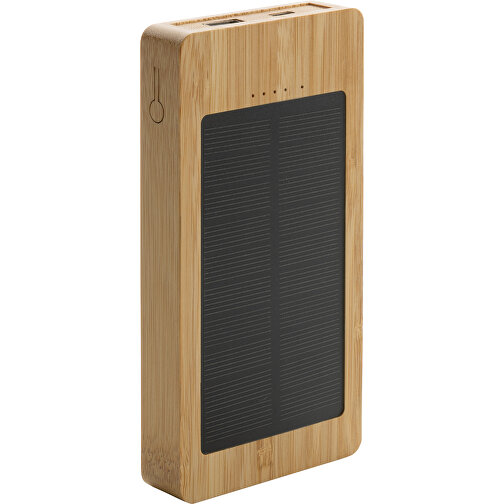 Bambusowy powerbank solarny Sunwick 10 000 mAh, Obraz 3