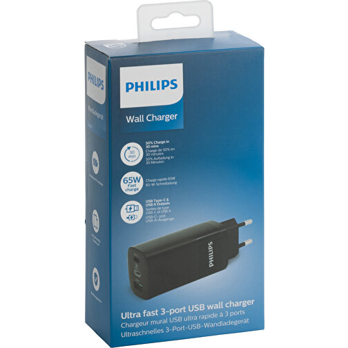 Philips Chargeur mural PD 65W ultra-rapide 3 ports USB, Image 6