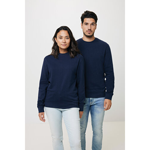 Iqoniq Zion Rundhals-Sweater Aus Recycelter Baumwolle , navy blau, 50% recycelte und 50% biologische Baumwolle, 5XL, 83,00cm x 1,00cm (Länge x Höhe), Bild 4