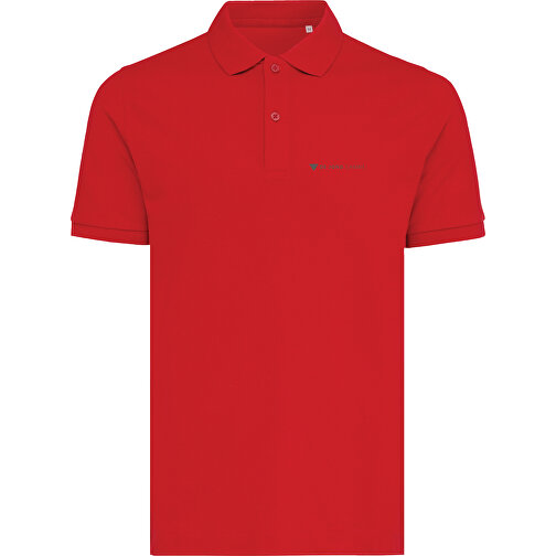 Iqoniq Yosemite Piqué-Poloshirt Aus Recycelter Baumwolle , rot, 50% recycelte und 50% biologische Baumwolle, XXXL, 79,00cm x 1,00cm (Länge x Höhe), Bild 3