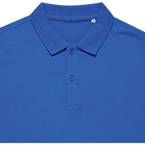 Iqoniq Yosemite Piqué-Poloshirt Aus Recycelter Baumwolle , Königsblau, 50% recycelte und 50% biologische Baumwolle, M, 71,00cm x 1,00cm (Länge x Höhe), Bild 3