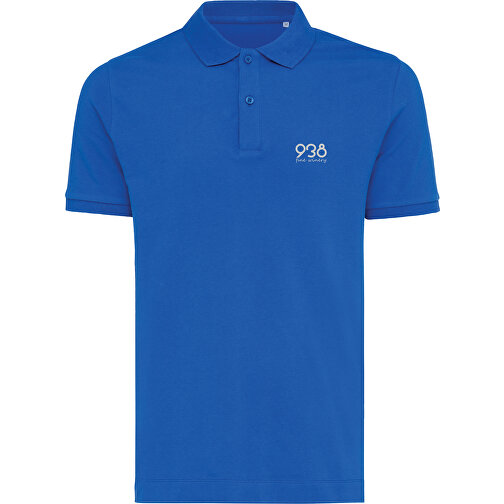 Iqoniq Yosemite Piqué-Poloshirt Aus Recycelter Baumwolle , Königsblau, 50% recycelte und 50% biologische Baumwolle, 4XL, 81,00cm x 1,00cm (Länge x Höhe), Bild 5