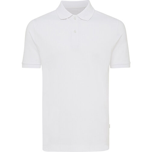 Iqoniq Yosemite Piqué-Poloshirt Aus Recycelter Baumwolle , weiss, 50% recycelte und 50% biologische Baumwolle, 5XL, 82,50cm x 0,50cm (Länge x Höhe), Bild 1