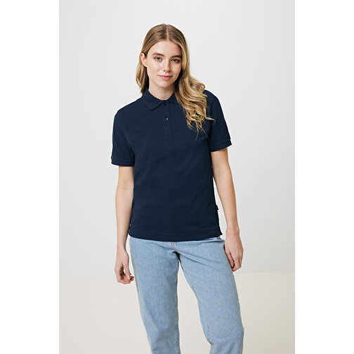 Iqoniq Yosemite Piqué-Poloshirt Aus Recycelter Baumwolle , navy blau, 50% recycelte und 50% biologische Baumwolle, 5XL, 82,50cm x 0,50cm (Länge x Höhe), Bild 10