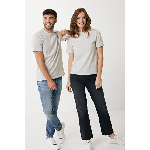 Iqoniq Sierra Lightweight T-Shirt Aus Recycelter Baumwolle , ungefärbte helles Grau, 30% recycelte und 70% biologische Baumwolle, XXXL, 81,00cm x 1,00cm (Länge x Höhe), Bild 4