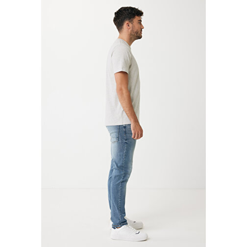 Iqoniq Sierra Lightweight T-Shirt Aus Recycelter Baumwolle , ungefärbte helles Grau, 30% recycelte und 70% biologische Baumwolle, S, 69,00cm x 1,00cm (Länge x Höhe), Bild 7