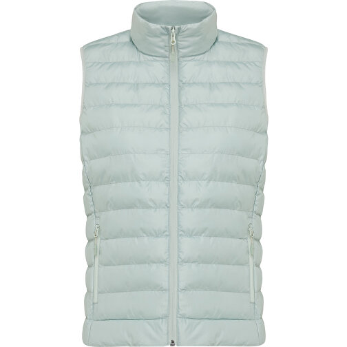 Iqoniq Meru Damen Bodywarmer Aus Recyceltem Polyester , Iceberg green, 100% recyceltes Polyester, XXS, 52,00cm x 0,50cm (Länge x Höhe), Bild 1