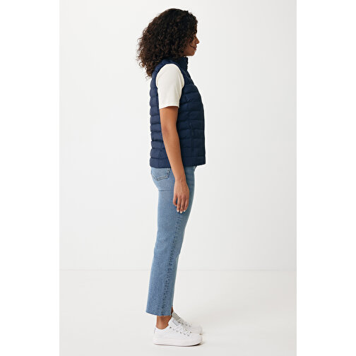 Iqoniq Meru Damen Bodywarmer Aus Recyceltem Polyester , navy blau, 100% recyceltes Polyester, XXS, 52,00cm x 0,50cm (Länge x Höhe), Bild 6