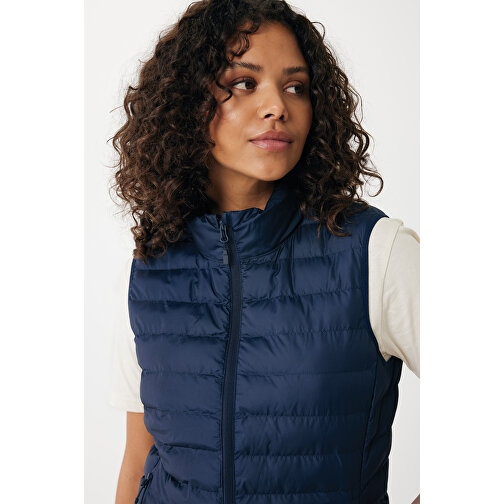 Iqoniq Meru Damen Bodywarmer Aus Recyceltem Polyester , navy blau, 100% recyceltes Polyester, XXL, 68,00cm x 0,50cm (Länge x Höhe), Bild 7