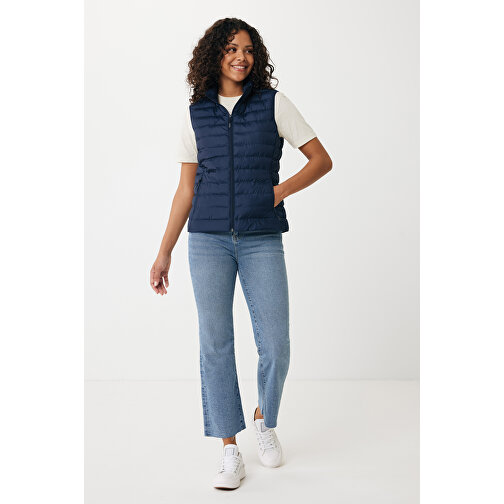 Iqoniq Meru Damen Bodywarmer Aus Recyceltem Polyester , navy blau, 100% recyceltes Polyester, S, 60,00cm x 0,50cm (Länge x Höhe), Bild 3