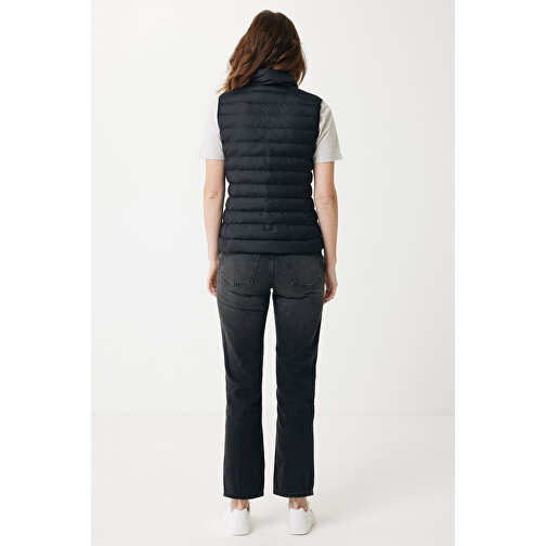 Iqoniq Meru Damen Bodywarmer Aus Recyceltem Polyester , schwarz, 100% recyceltes Polyester, XXXL, 68,00cm x 0,50cm (Länge x Höhe), Bild 7