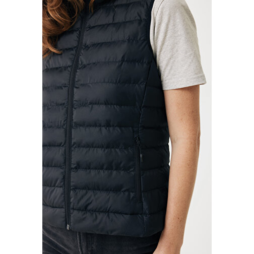 Iqoniq Meru Damen Bodywarmer Aus Recyceltem Polyester , schwarz, 100% recyceltes Polyester, S, 60,00cm x 0,50cm (Länge x Höhe), Bild 10