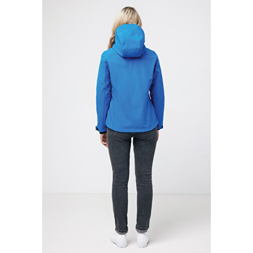 Iqoniq Makalu Damen Softshelljacke Aus Recyceltem Polyester , Königsblau, 91% recyceltes Polyester, 7% recyceltes TPU, 2% Elastan, XL, 70,00cm x 3,00cm (Länge x Höhe), Bild 7