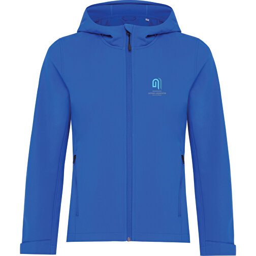 Iqoniq Makalu Damen Softshelljacke Aus Recyceltem Polyester , Königsblau, 91% recyceltes Polyester, 7% recyceltes TPU, 2% Elastan, S, 64,00cm x 2,50cm (Länge x Höhe), Bild 10