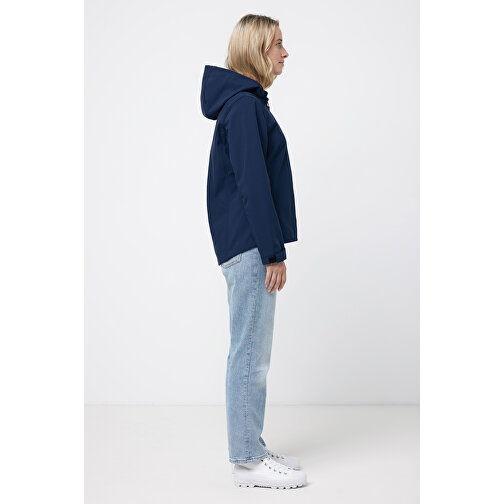 Iqoniq Makalu Damen Softshelljacke Aus Recyceltem Polyester , navy blau, 91% recyceltes Polyester, 7% recyceltes TPU, 2% Elastan, XXL, 72,00cm x 3,00cm (Länge x Höhe), Bild 10