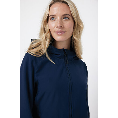 Iqoniq Makalu Damen Softshelljacke Aus Recyceltem Polyester , navy blau, 91% recyceltes Polyester, 7% recyceltes TPU, 2% Elastan, XL, 70,00cm x 3,00cm (Länge x Höhe), Bild 12